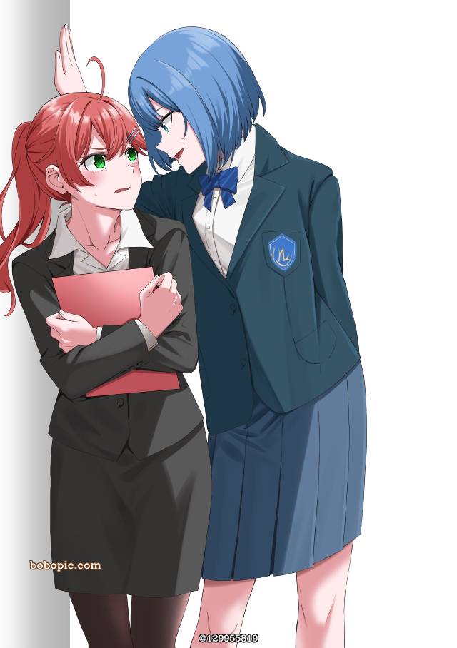 Suisei Hoshimachi, 樱巫女, yuri, Hololive, Virtual Youtuber 100+ bookmarks