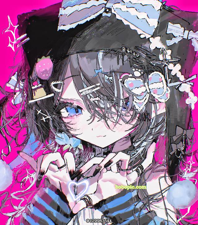 原创, 女孩子, 黑发, 亚文化