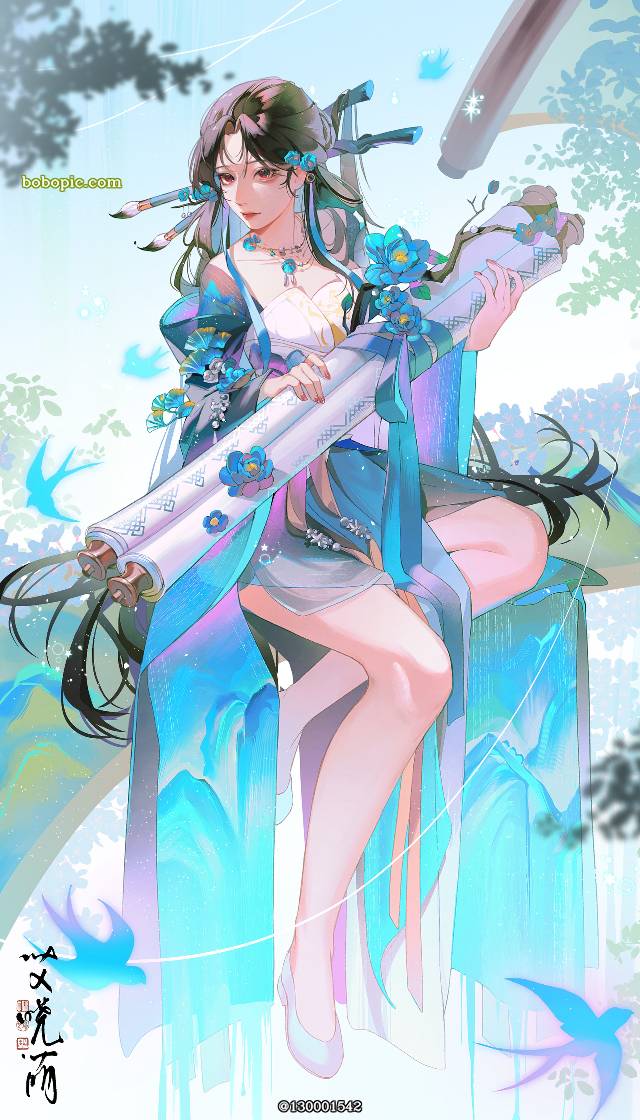 女孩子, illustration