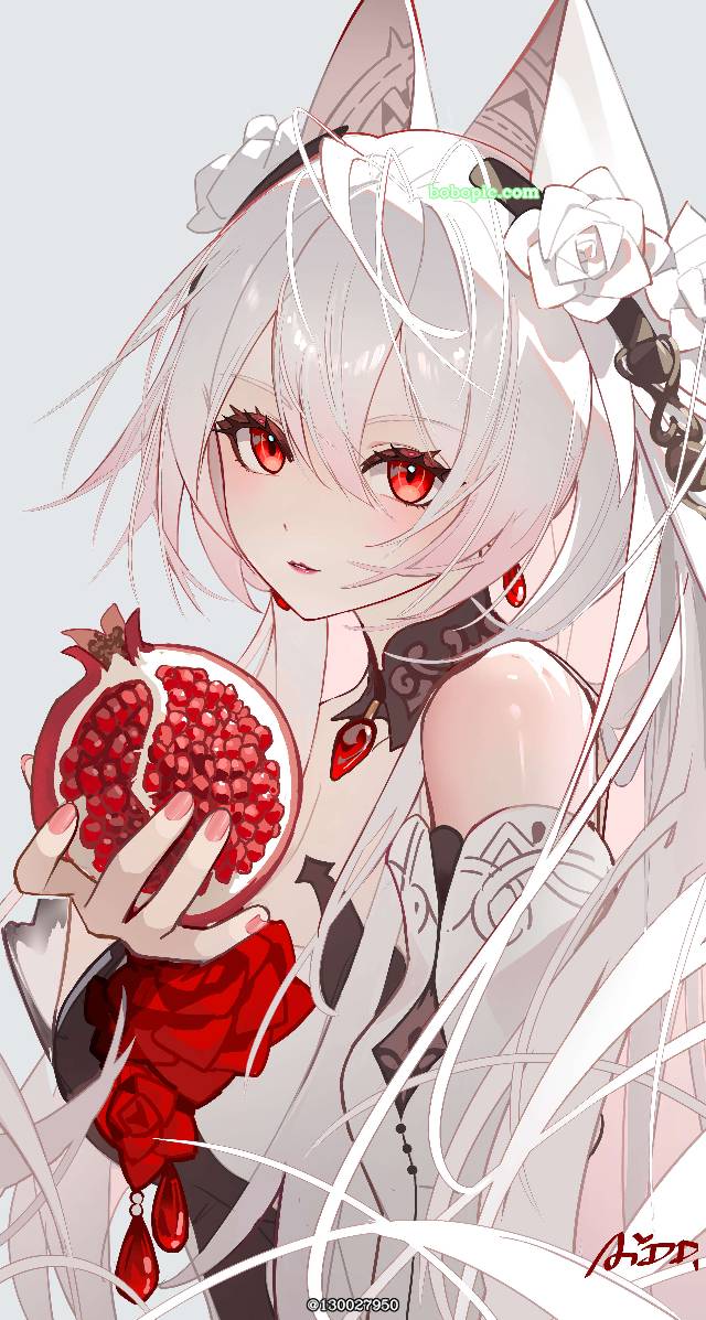 女孩子, 白发, 崩坏3rd, 100 Day Challenge, Honkai Impact 3, 崩坏3, Theresa, 月下誓约·予爱以心