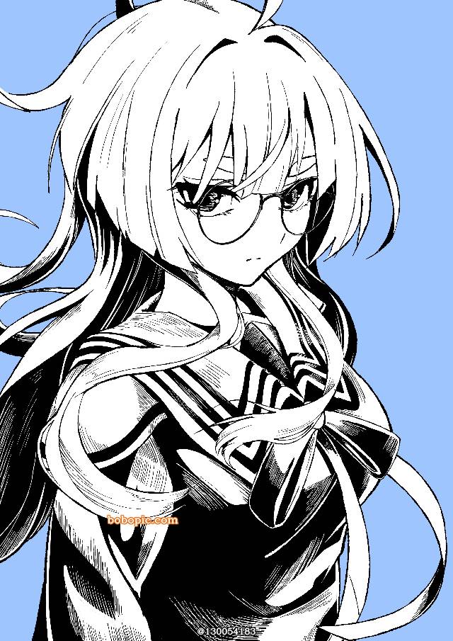 Manga,comic,illustration,紫云寺清叶,钢笔画图片