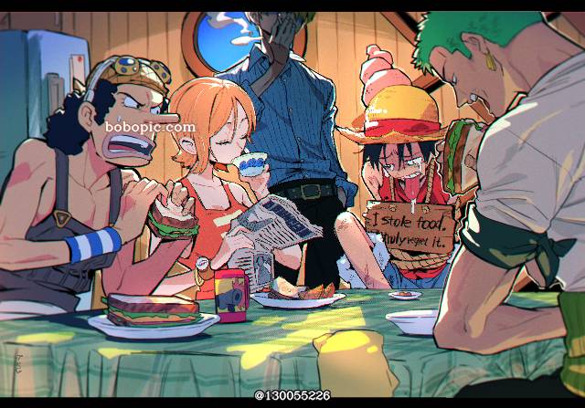 Luffy/Sanji, One Piece 1000+ bookmarks