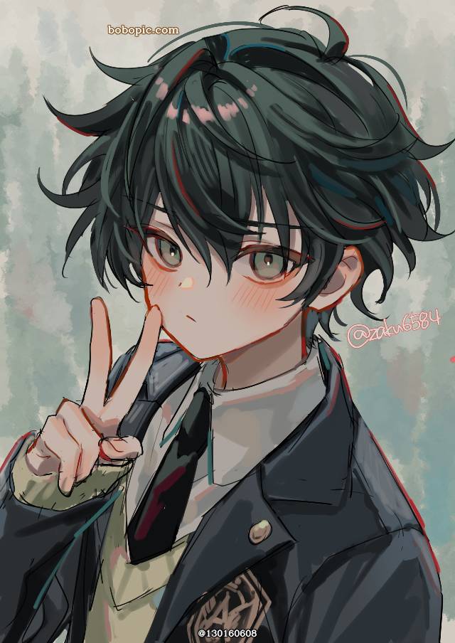 男孩子, uniform, 原创