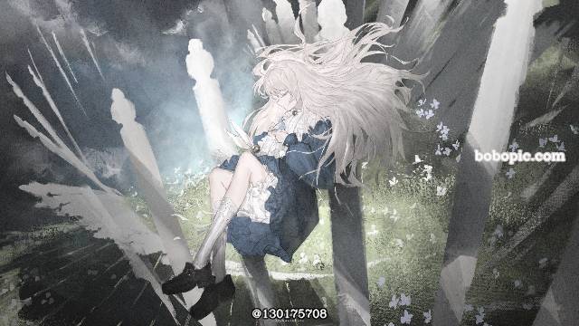 原创, 女孩子, 原创, 白发