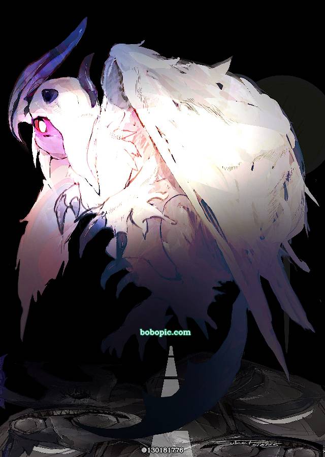 Mega Absol, absol, 精灵宝可梦, 口袋妖怪, 厚涂, Mega Evolution