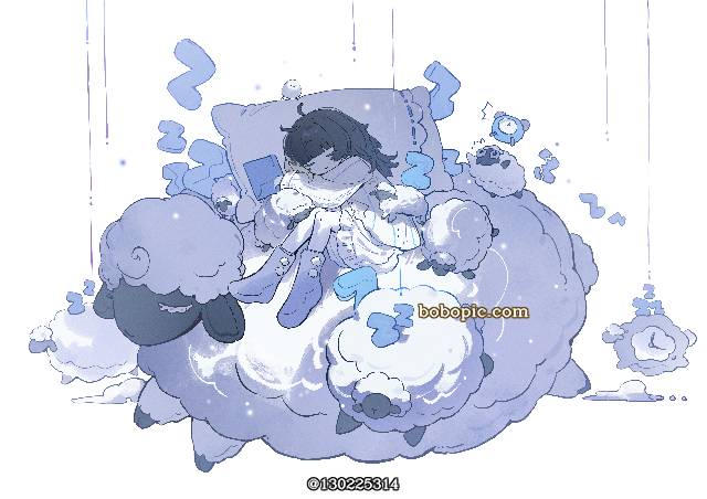 一张sheep,羊,小女孩绘画图片