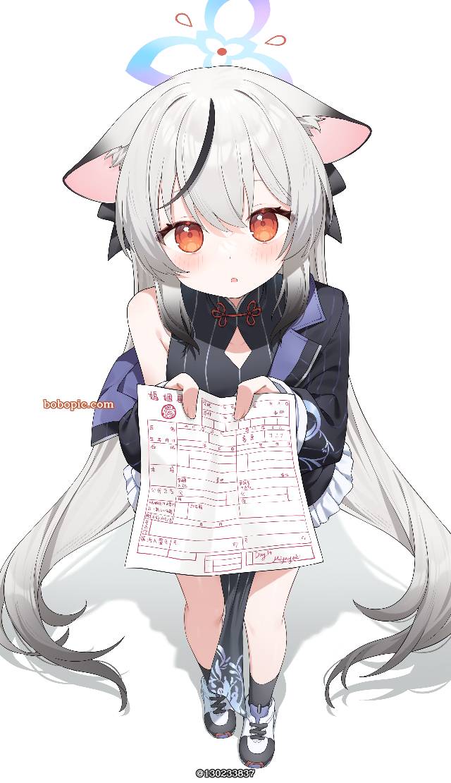 Sunohara Kokona, 碧蓝档案, 女孩子, 萝莉, 兽耳