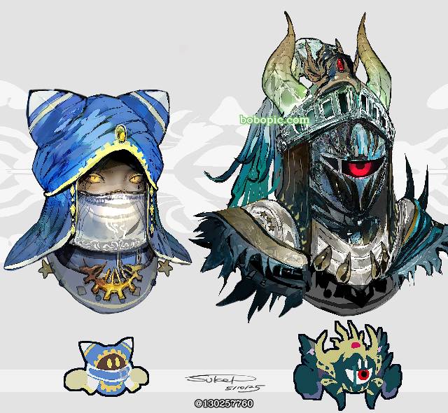 魔法洛亚, Magolor Soul, 厚涂, 星之卡比, 卡比
