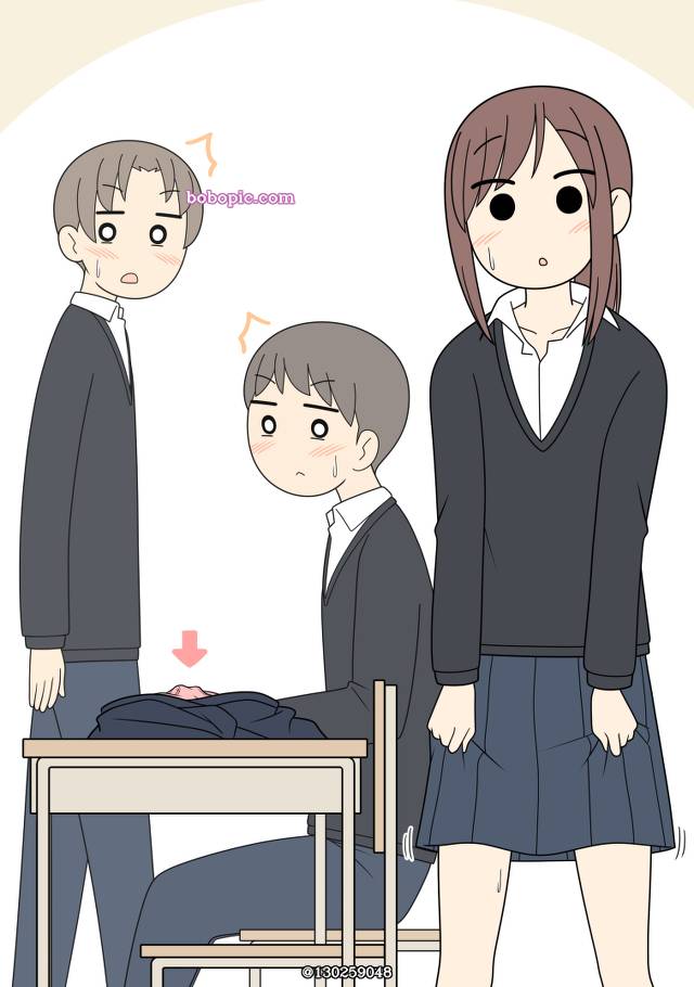 原创, 女孩子, 女高中生, 没穿内裤, 真空