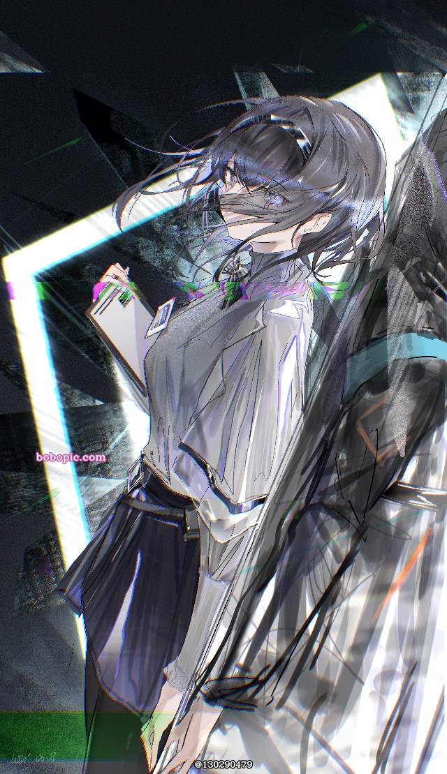 一张明日方舟,医生,普瑞赛斯绘画图片