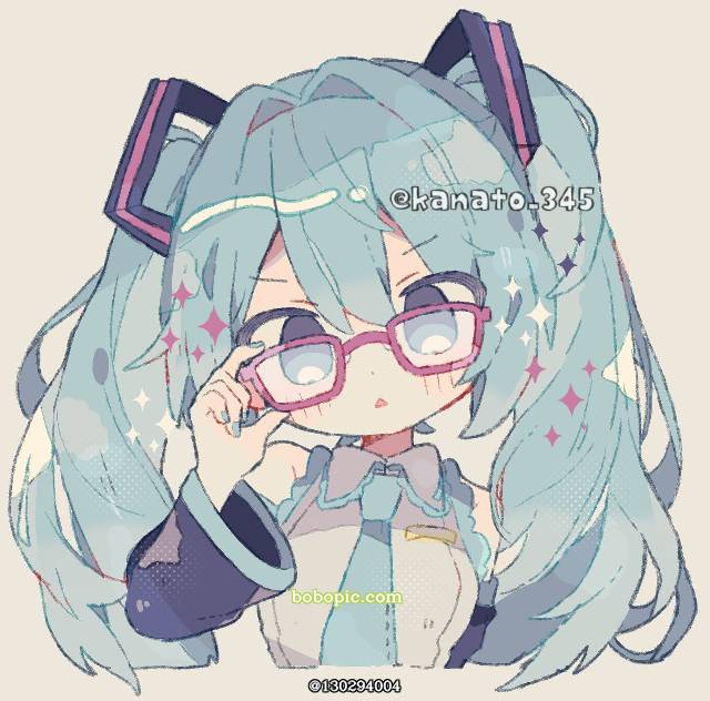 眼镜, 初音未来