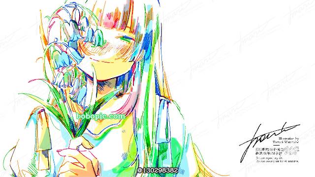 原创, 女孩子, bluebell, commissioned work
