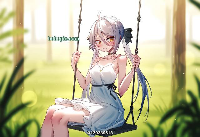 尘白禁区, Snowbreak, dress, cute, AI image