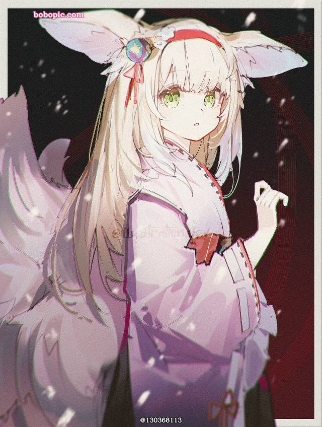 一张铃兰,明日方舟绘画图片