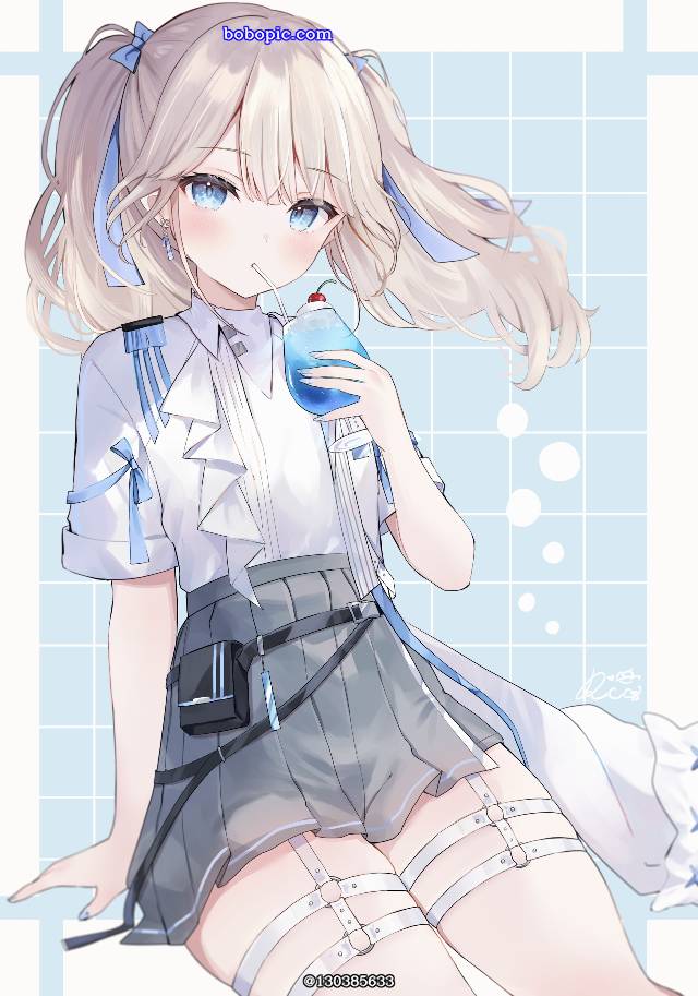 女孩子, 可爱, 夏天