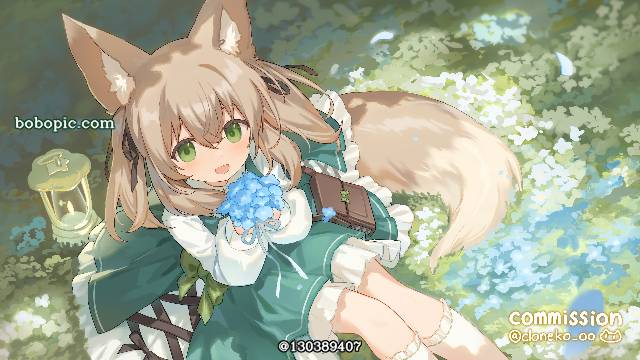 兽耳, flower field