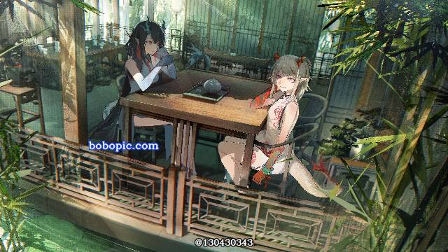一张希,明日方舟,年,姐妹,龙娘绘画图片