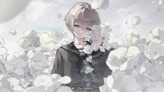 flower, 水手服