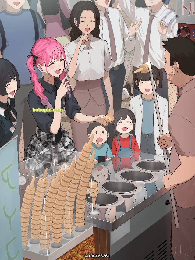 原创, 青梅竹马, Hinami Hinamizawa, 我家孩子, 女孩子, 冰淇淋, 原创1000users加入书籤