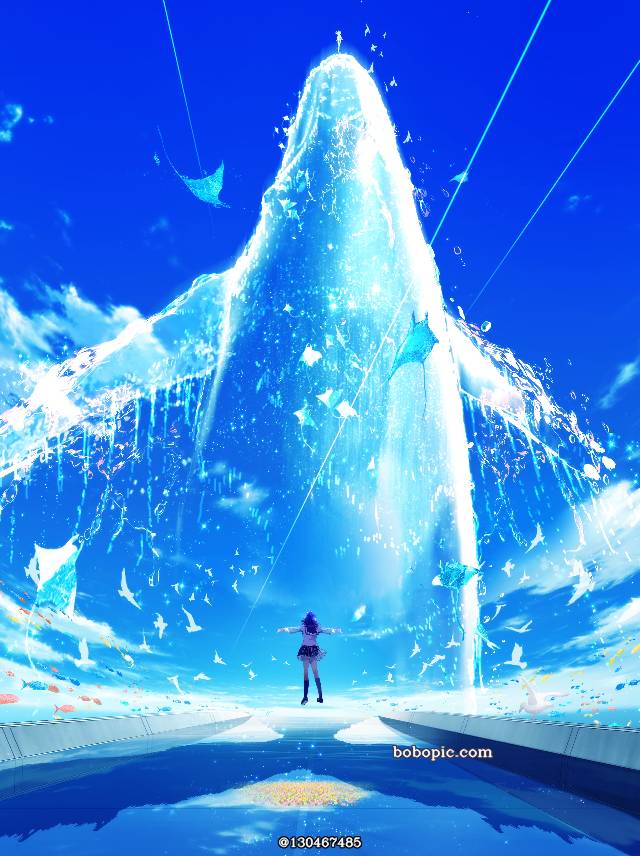 风景, sky, background, 原创, 插画