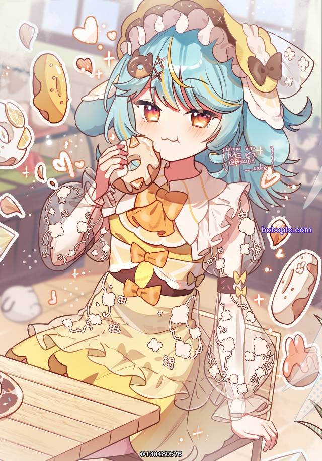 女孩子, 原创, 兽耳, 原创, 兽耳, donut, bunny ears