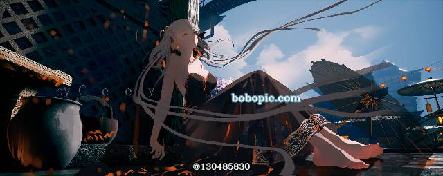 女孩子, 风景, 腿线优美, 赤脚, 脚指, Wuthering Waves, Wuthering Waves, 裸足脚底