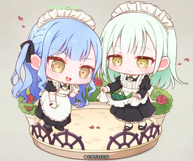 一张丰川祥子,若叶睦绘画图片