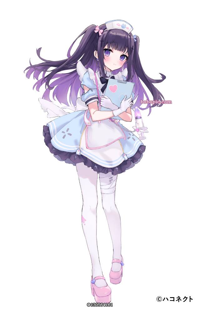女孩子, 虚拟主播, 商业绘图, two-side up
