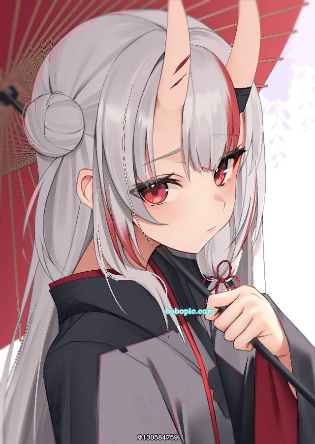 百鬼绫目, Hololive, 百鬼绘卷, 虚拟主播, 虚拟YouTuber 500收藏, 鬼族少女