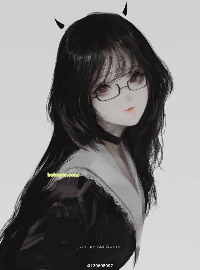 原创, 女孩子, 黑发, 原创