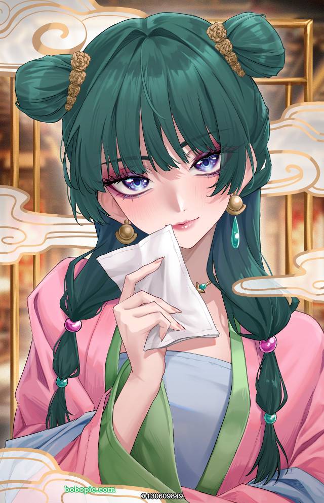 女孩子, 药屋少女的呢喃, mysterious, 嘴唇诱惑