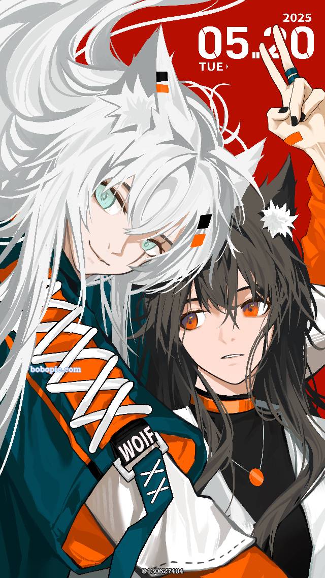拉普兰德(明日方舟), Arknights, 明日方舟, Lappland, Texas, Lapland, 德克萨斯（明日方舟）, Texas, yuri, Texas/Lappland