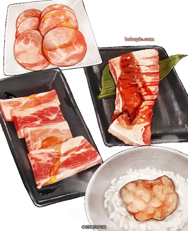 食物, 食物插画, food porn, meat