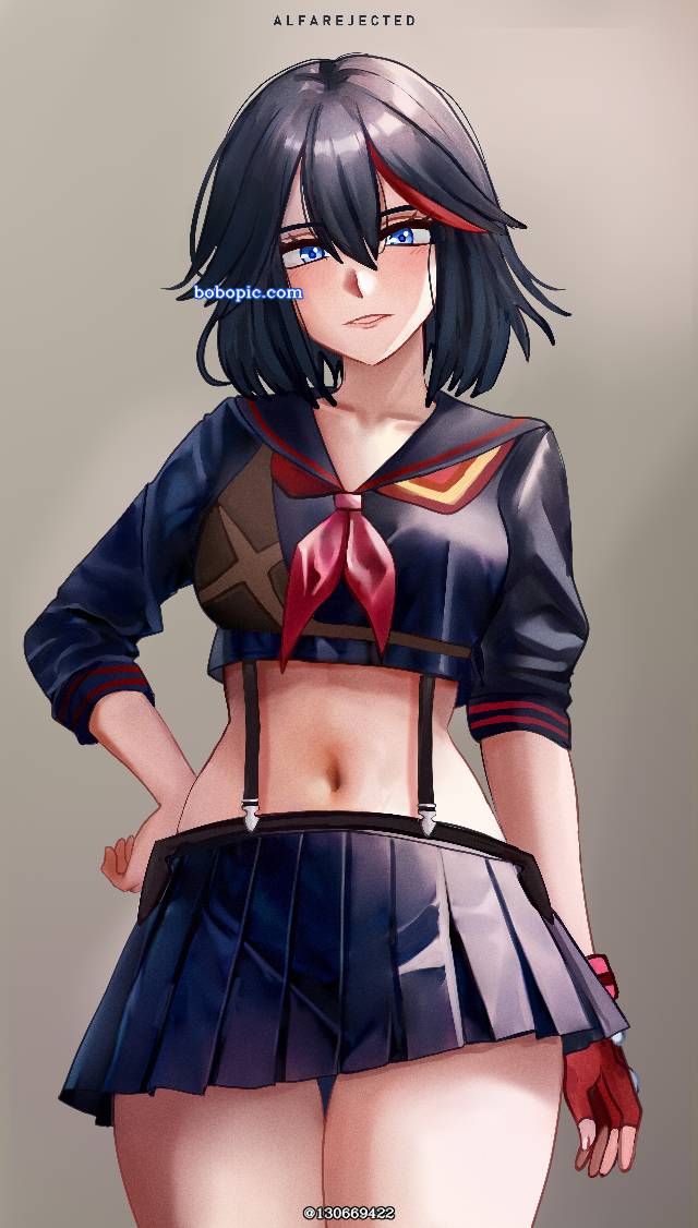 动画,斩服少女,缠流子,胸部,魅惑的大腿图片