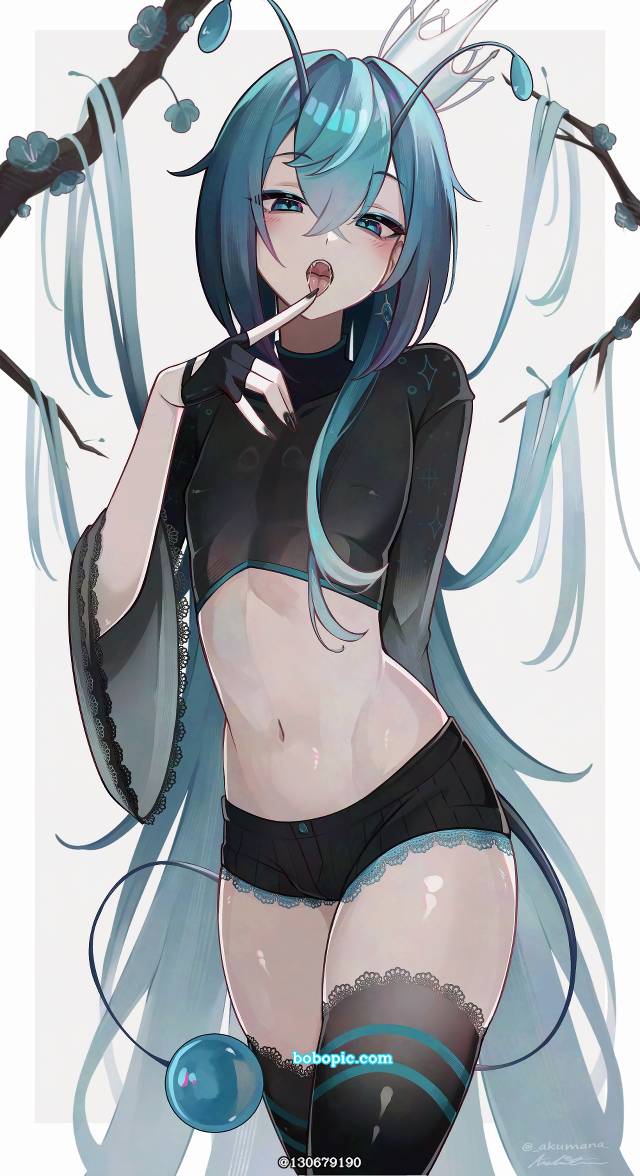 femboy, 大腿, 伪娘, space alien, tongue out, 肚脐
