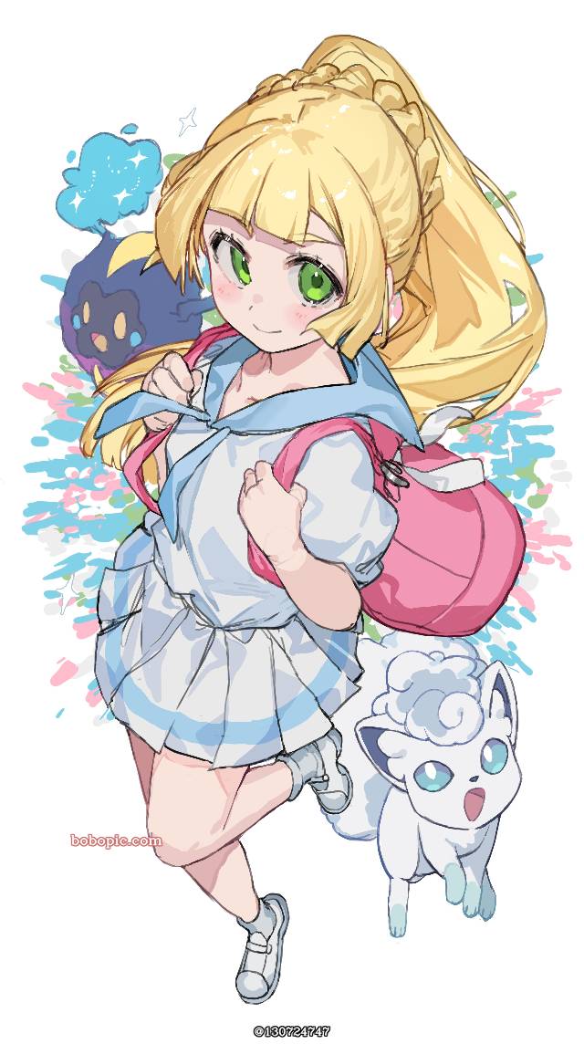 小女孩,翠眼,莉莉艾,金发,马尾图片