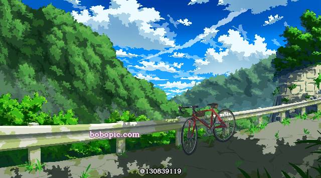 一张云,空,风景,一次创作,田舍,自然,夏天绘画图片