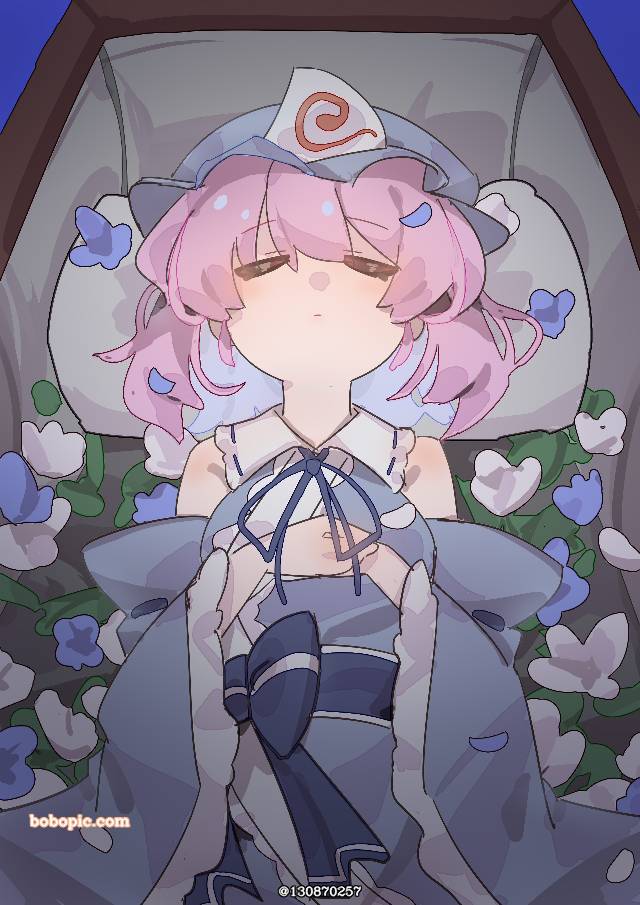 女孩子, 东方, 东方Project, 西行寺幽幽子