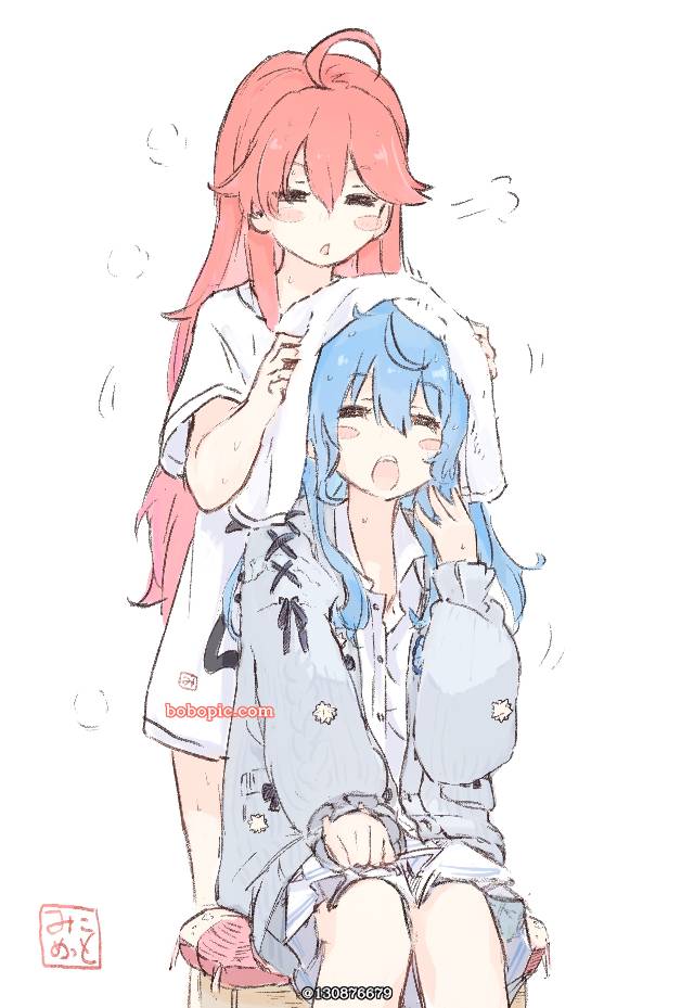 樱巫女, Suisei Hoshimachi, Hoshimachi Suisei fanart
