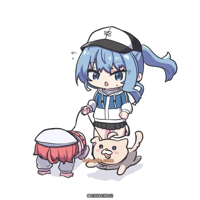 Hololive, Hoshimachi Suisei fanart, Suisei Hoshimachi, Virtual Youtuber 100+ bookmarks