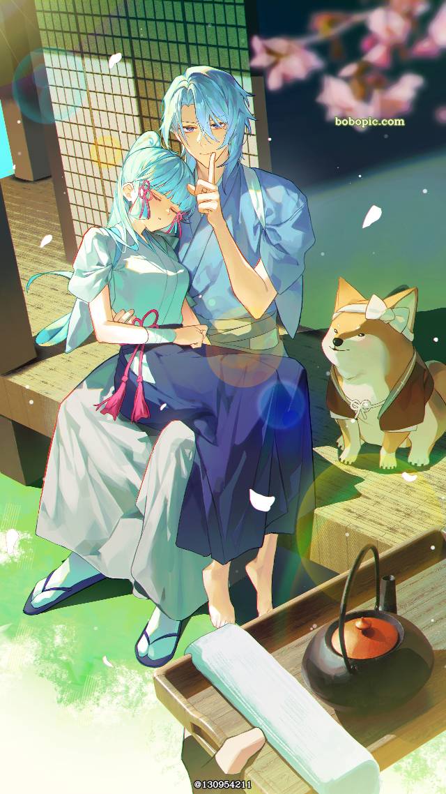 女孩子, Genshin Impact, Ayaka Kamisato, Kamisato Siblings, Ayato Kamisato