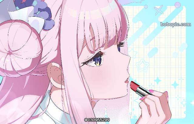 碧蓝档案, Mika Misono, 二次创作, cosmetics, 美甲