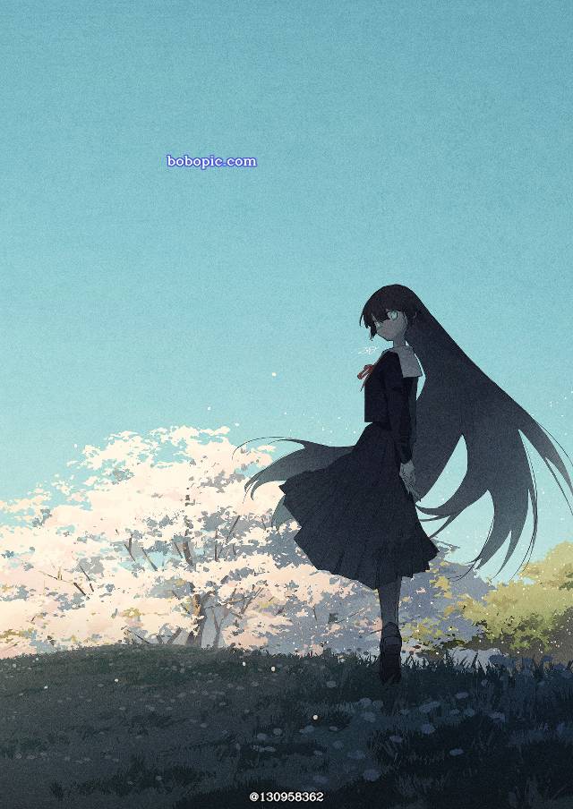 原创, 女孩子, 水手服, 樱