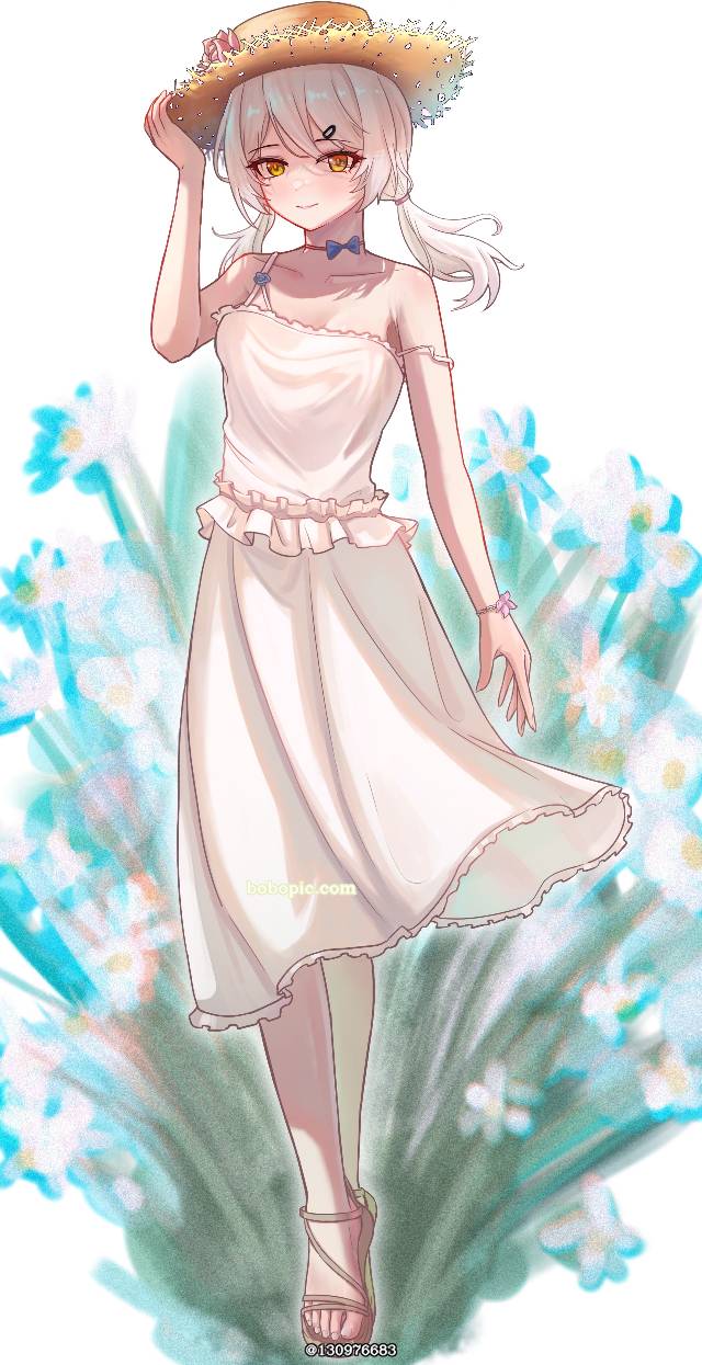 女孩子, 白发, Snowbreak, Acacia (Snowbreak)