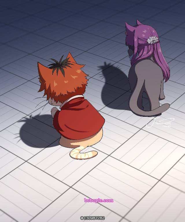 Stark, Stark/Fern, transforming into a cat