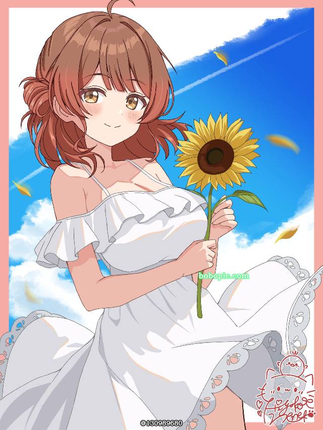 Ume Hanami, Gakuen IDOLM@STER, 偶像大师1000users加入书籤, 白色连衣裙, 向日葵