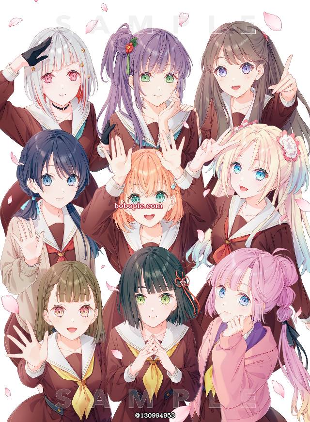 莲之空女学院学园偶像俱乐部, 商业绘图, Love Live! Hasu no Sora Jogakuin School Idol Club