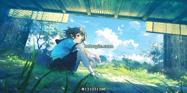 风景, background, scenery, young girl, 女孩子, 夏天