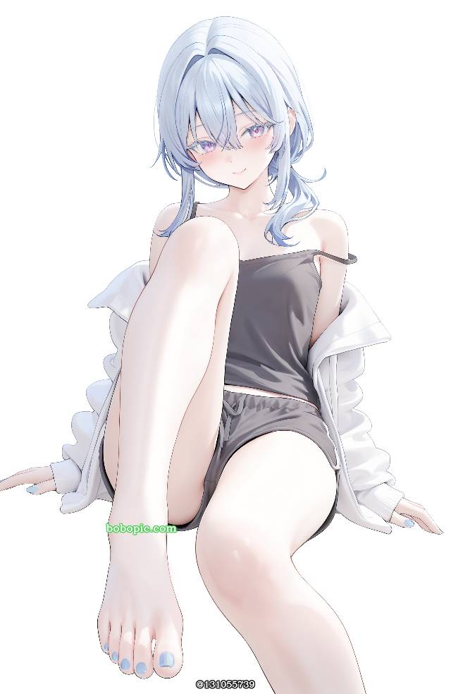 女孩子, Wuthering Waves, 魅惑的大腿, 恋足癖, 赤脚, The Shorekeeper, AI-Generated