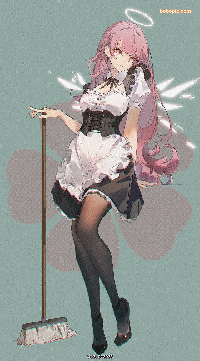 一张明日方舟,黑丝袜,蕾缪安绘画图片